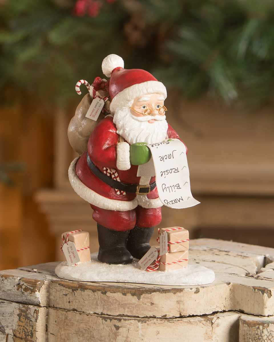 Checking It Twice Santa Christmas Decoration
